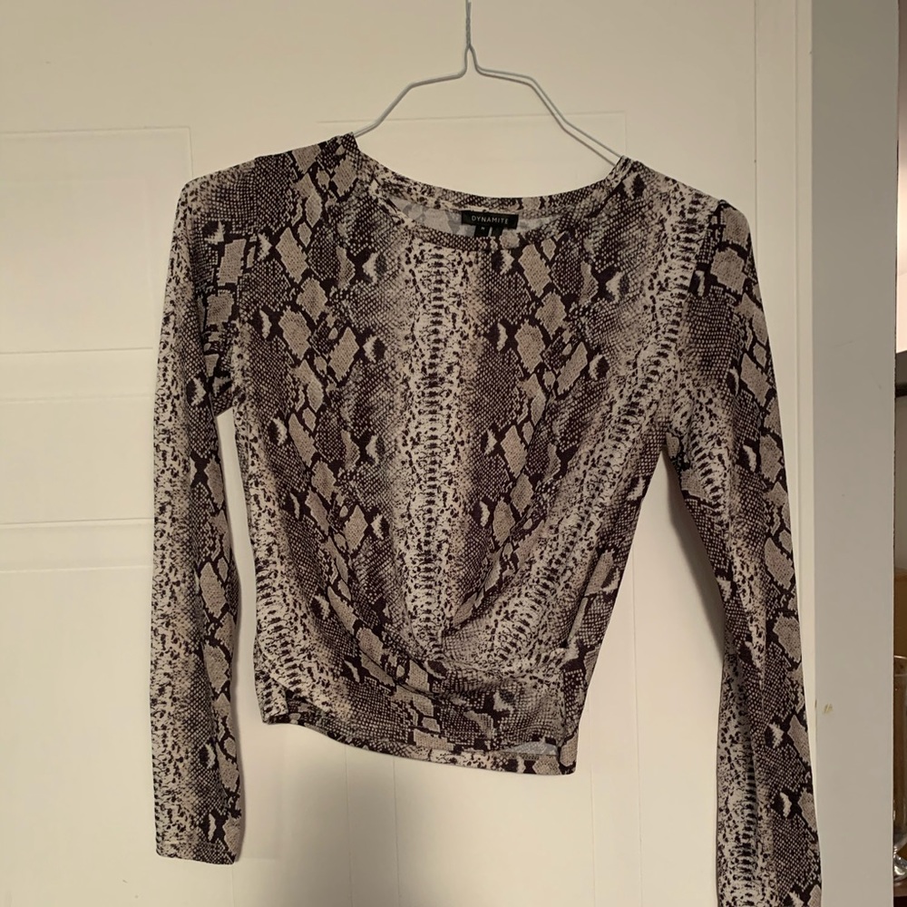 Python crop top